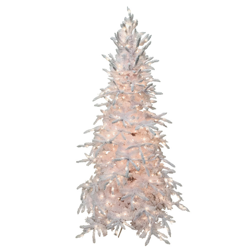 The Holiday Aisle® White Pine Artificial Christmas Tree with White